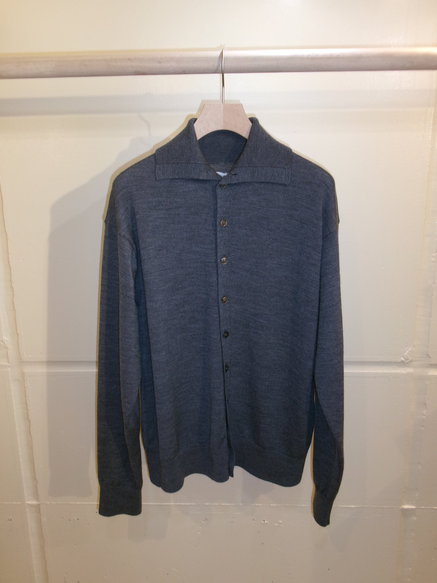 Ernie Palo Polo Kint Cardigan -Gray-