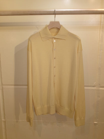 Ernie Palo Polo Kint Cardigan -Yellow-
