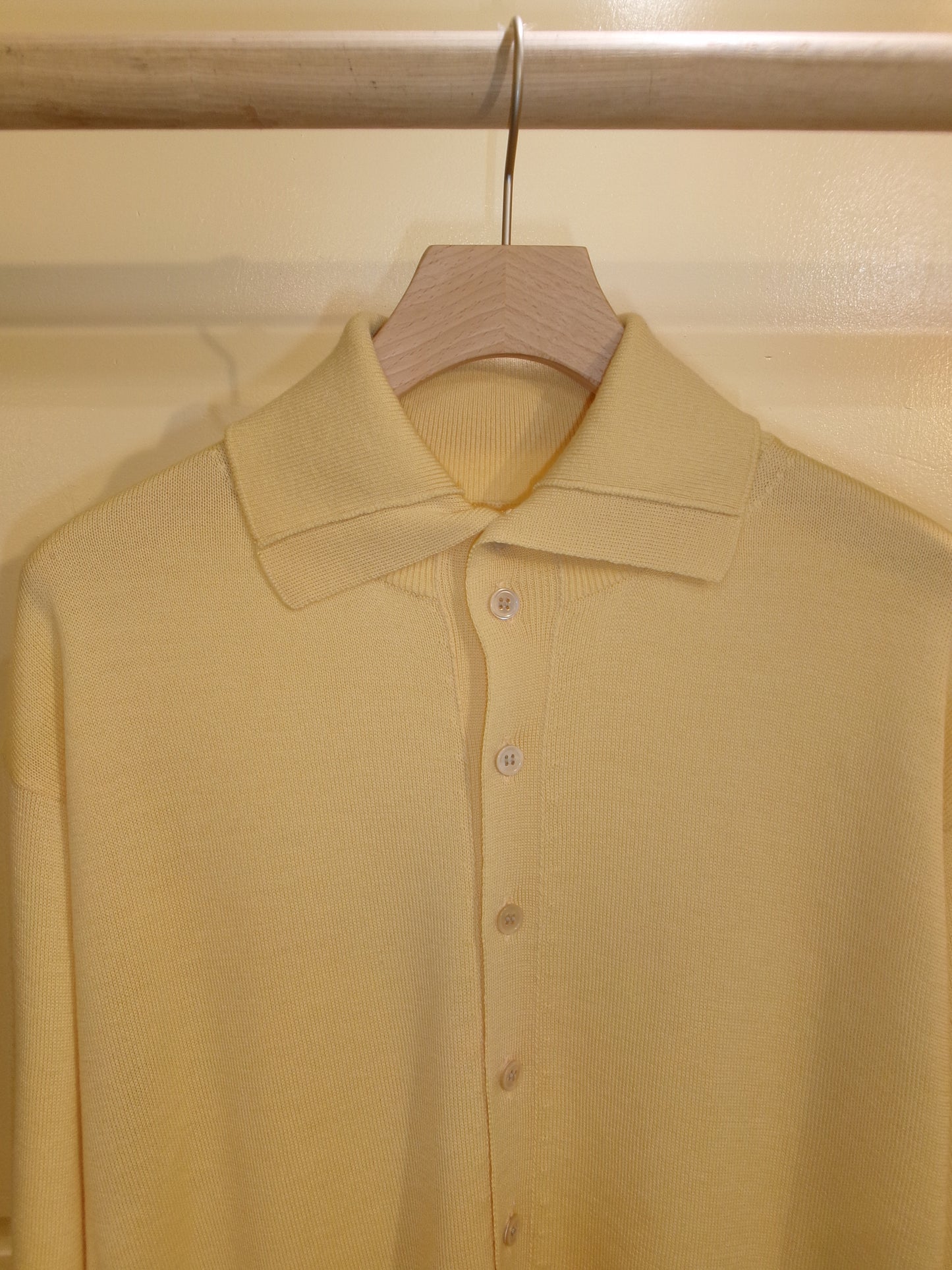 Ernie Palo Polo Kint Cardigan -Yellow-