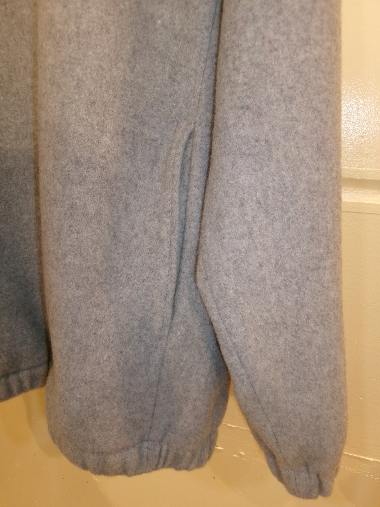FUJI BRUSHED WOOL PULLOVER -Gray-