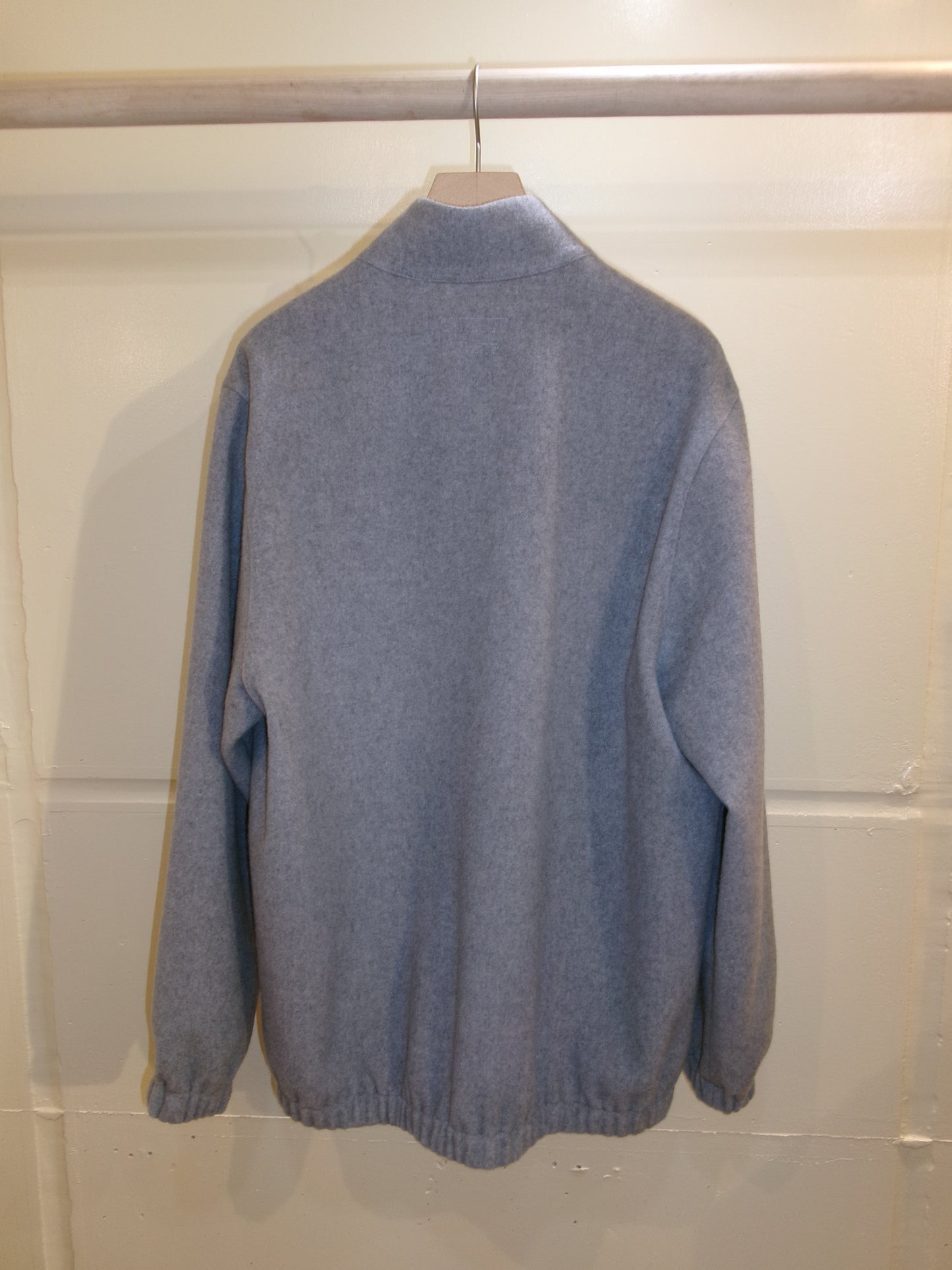 FUJI BRUSHED WOOL PULLOVER -Gray-