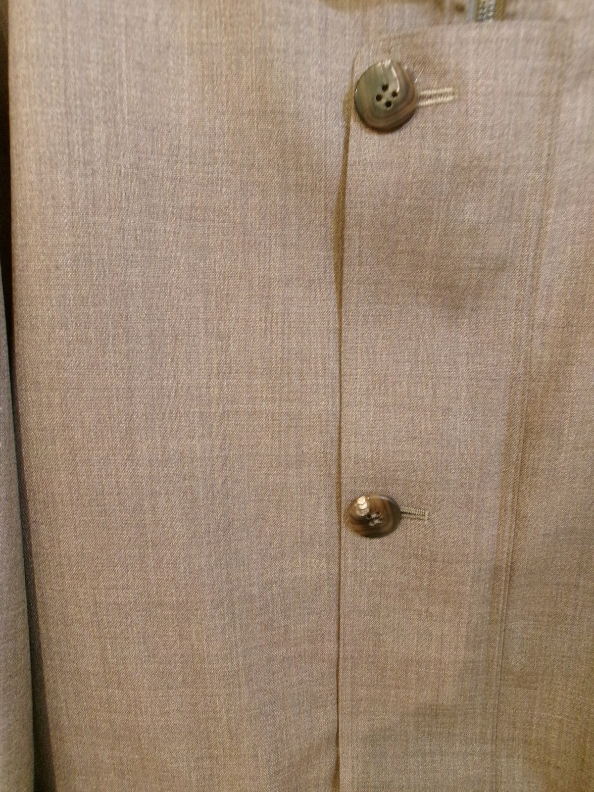 Cale Wool Stand Collar Button Coat
