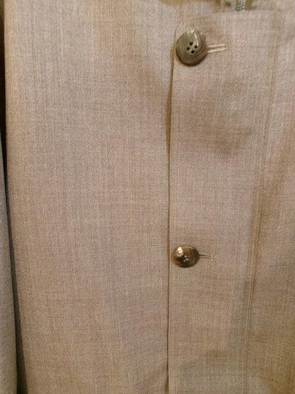 Cale Wool Stand Collar Button Coat