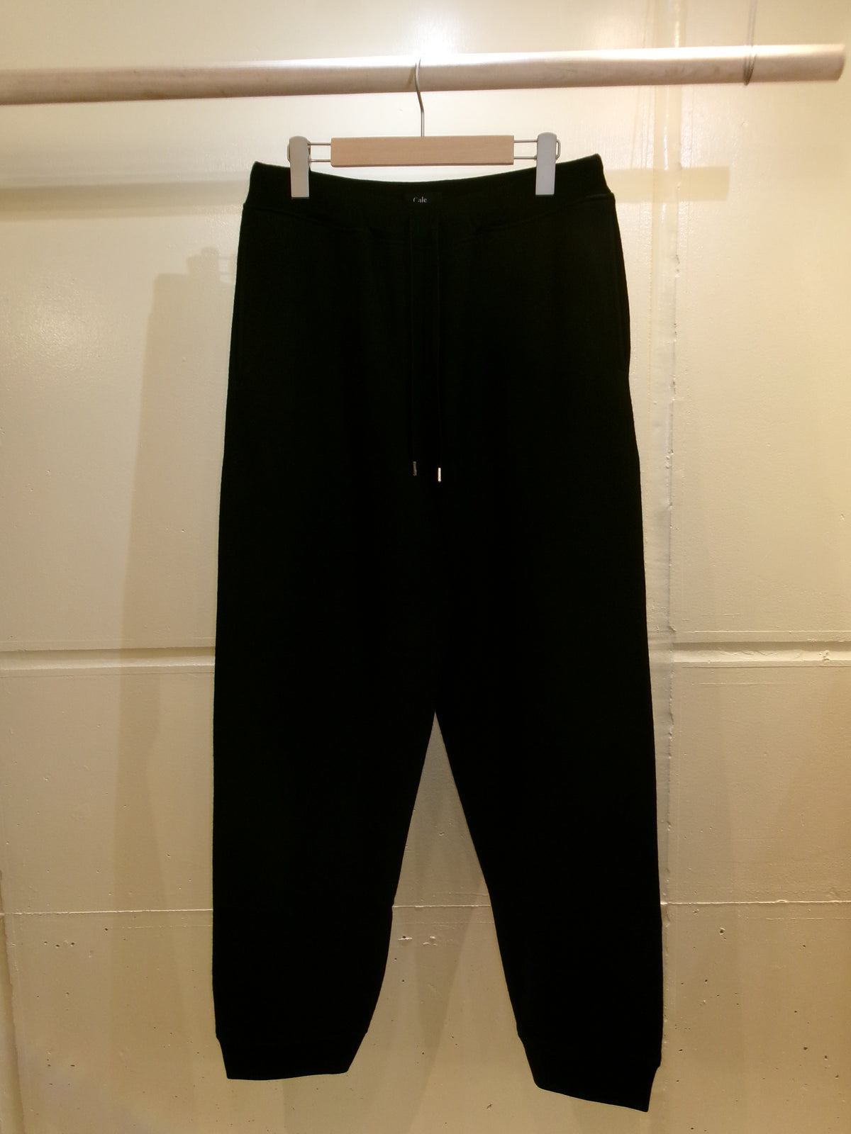 Cale wool rib-knit pants
