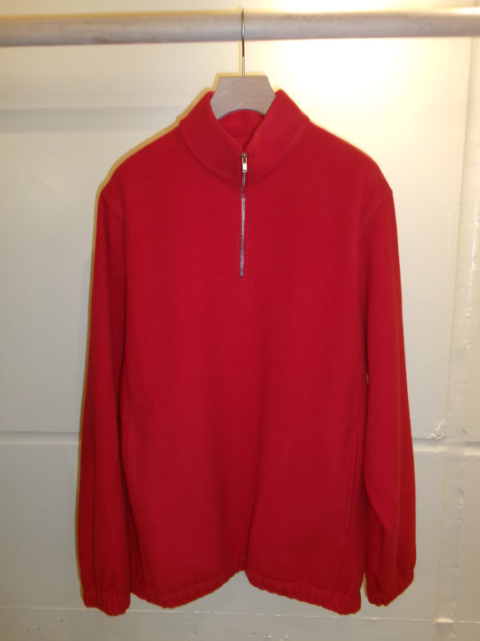 FUJI BRUSHED WOOL PULLOVER -Red-