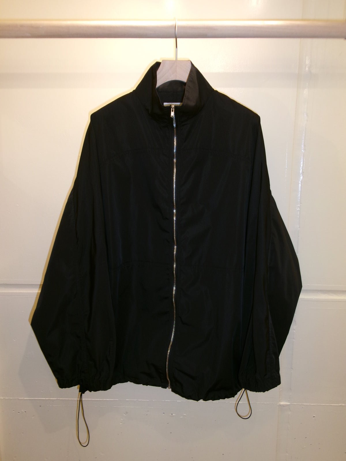 FUJI SILK POLYESTERLIGHT PARKA -Black-