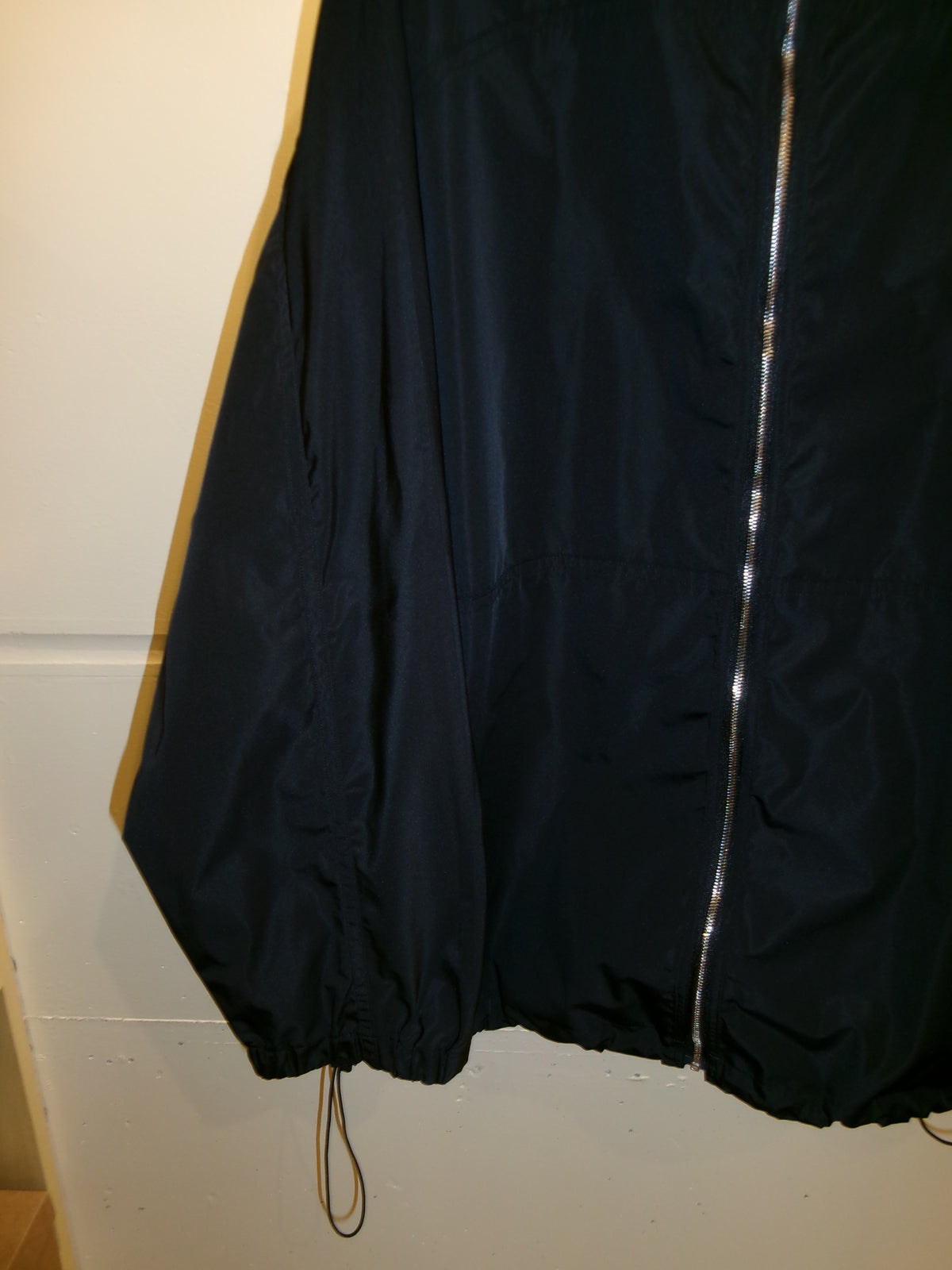 FUJI SILK POLYESTERLIGHT PARKA -Black-