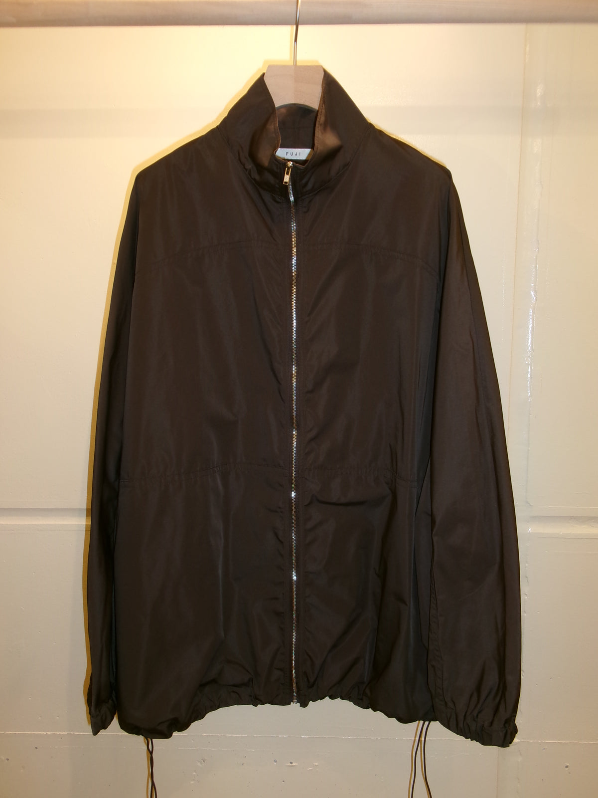 FUJI SILK POLYESTERLIGHT PARKA -Brown-