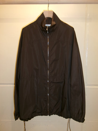 FUJI SILK POLYESTERLIGHT PARKA -Brown-