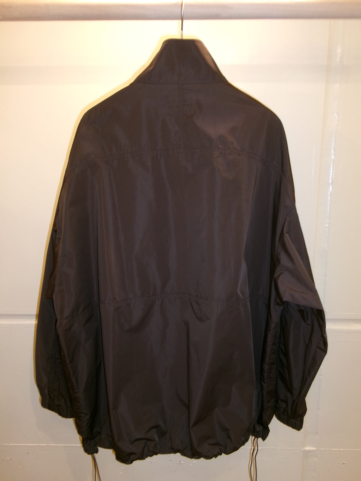 FUJI SILK POLYESTERLIGHT PARKA -Brown-