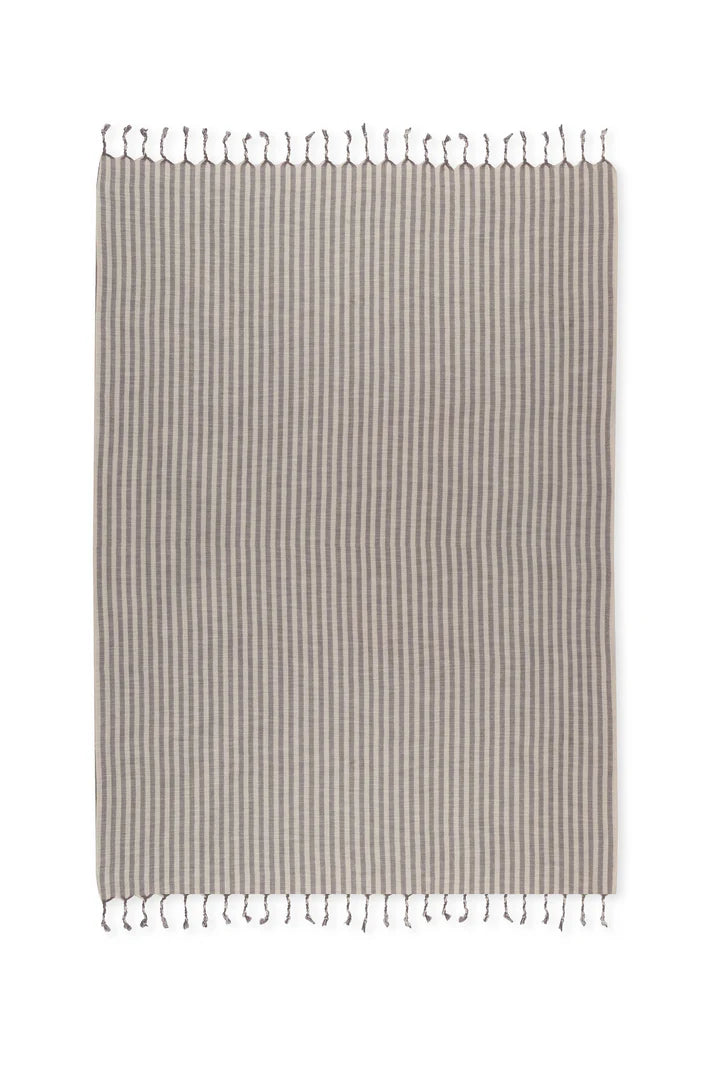 Mizar&Alcor Bath&Hand Towel -Striped Grey-