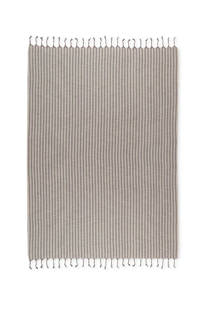 Mizar&Alcor Bath&Hand Towel -Striped Grey-