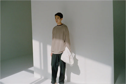 FUJI COTTON STANDARD KNIT (pink beige)