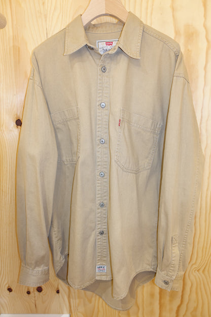 Levi's sand denim shirt
