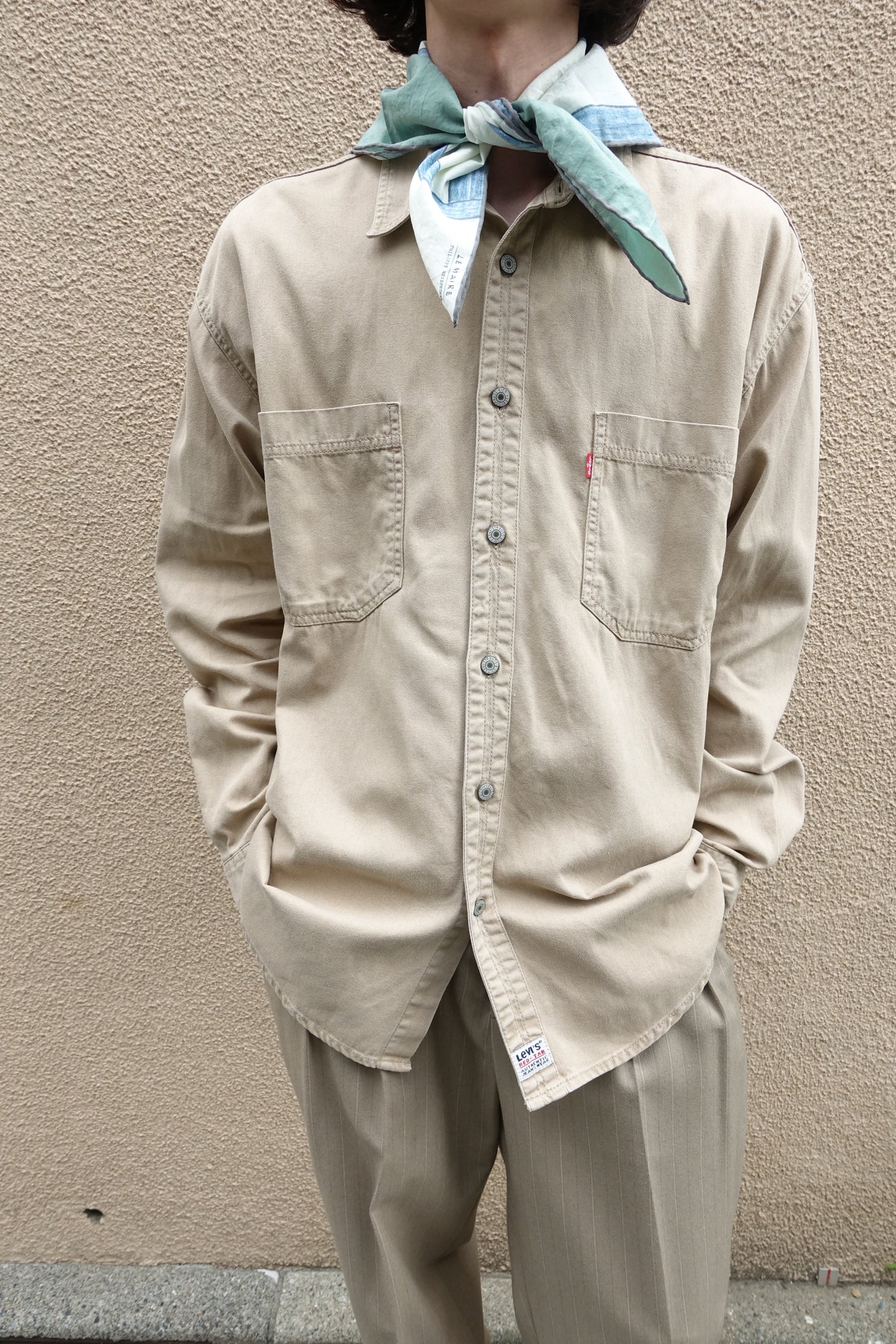 Levi's sand denim shirt