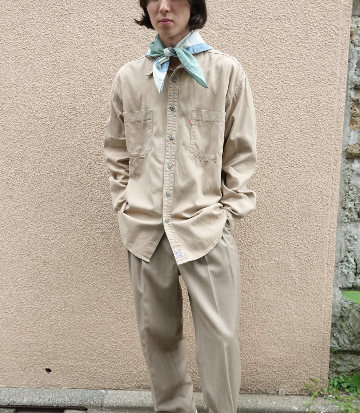 Levi's sand denim shirt
