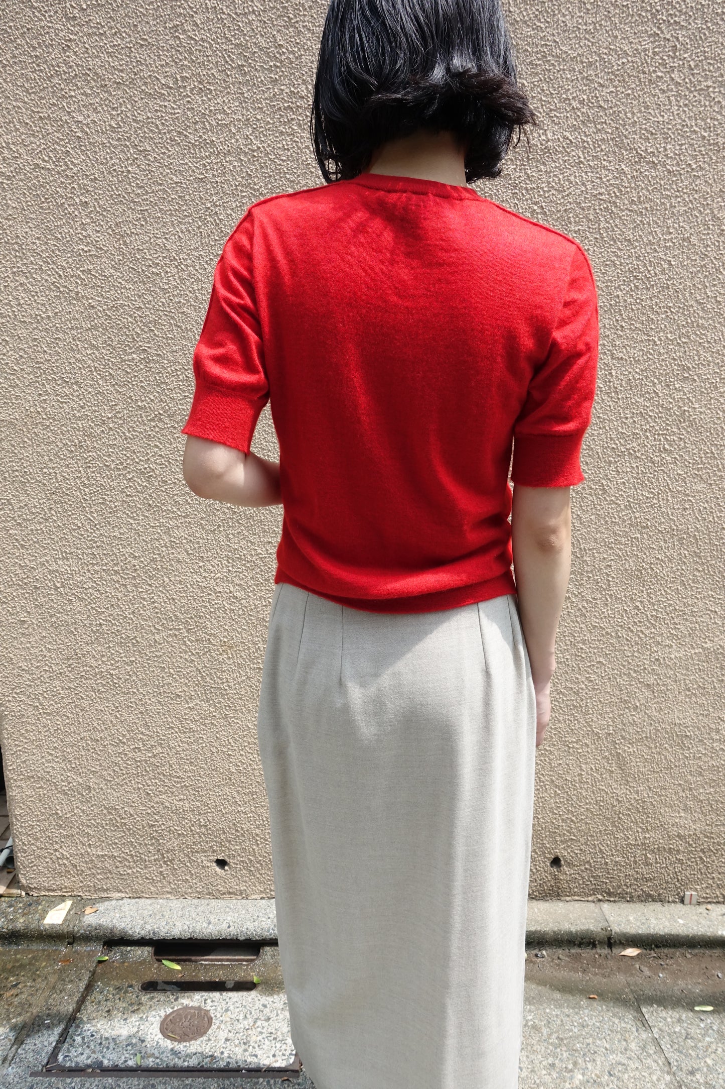 LOUIS VUITTON Cashmere Short-Sleeve Knit