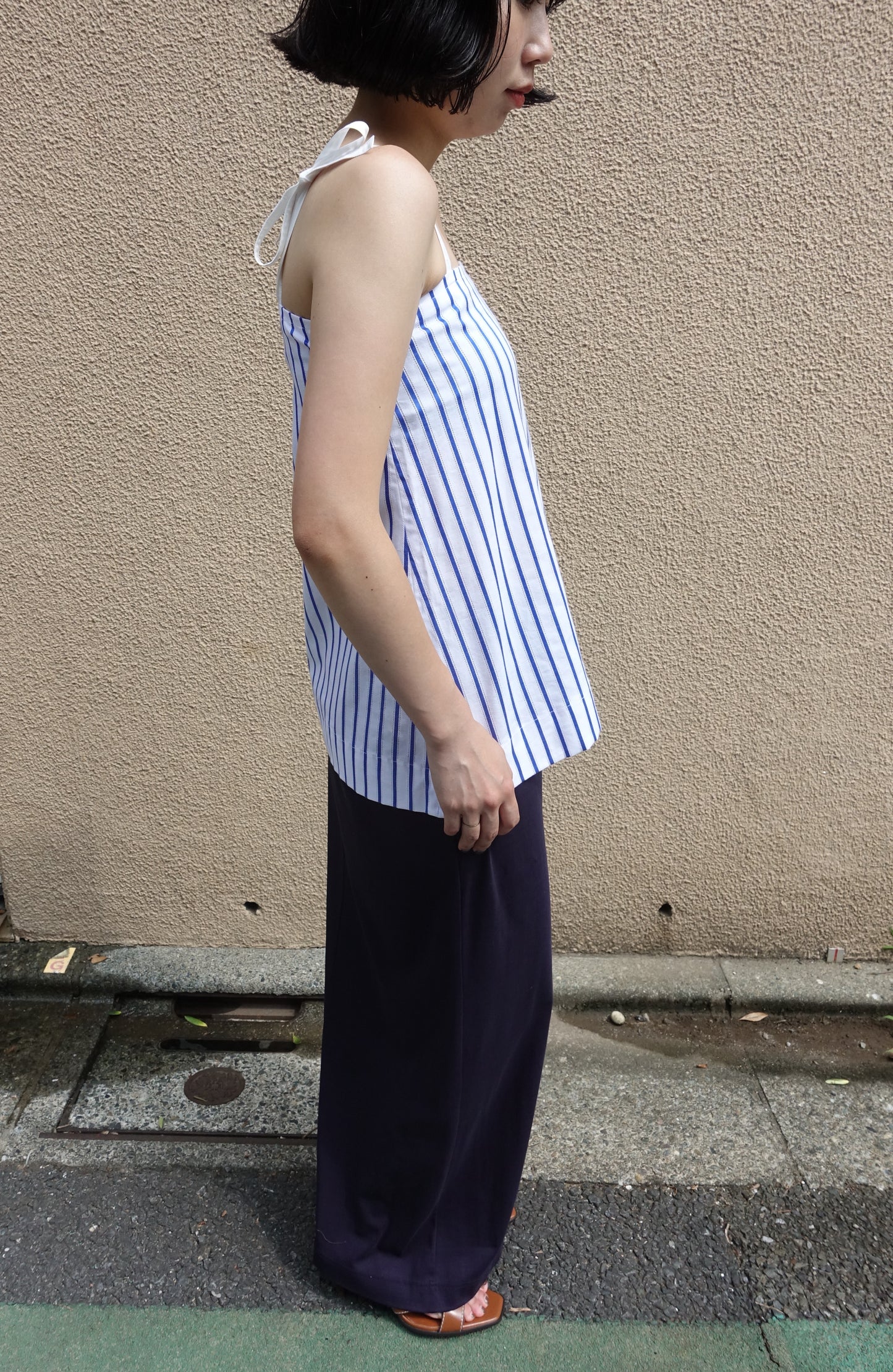 FUJI COTTON STRIPE CAMISOLE