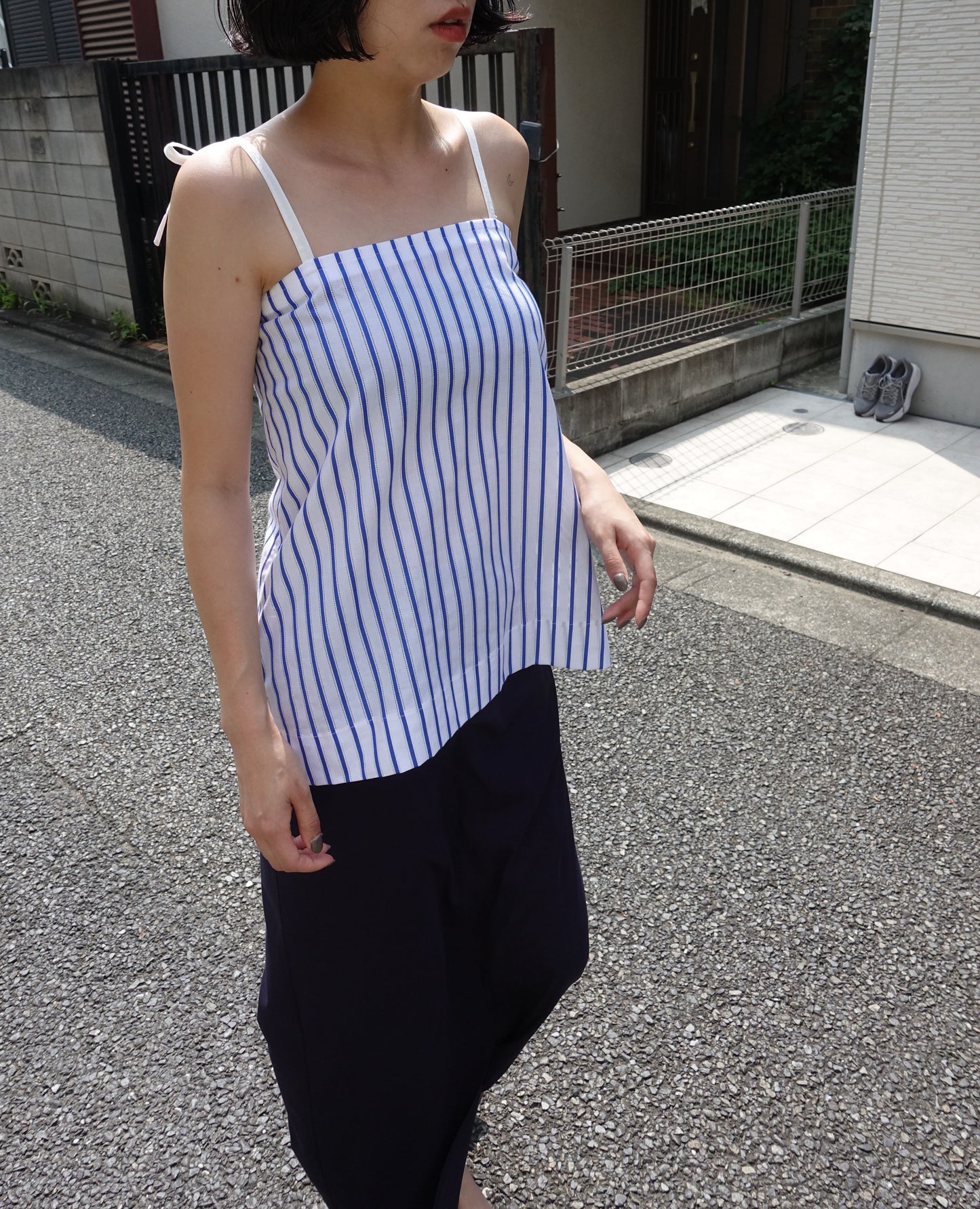 FUJI COTTON STRIPE CAMISOLE