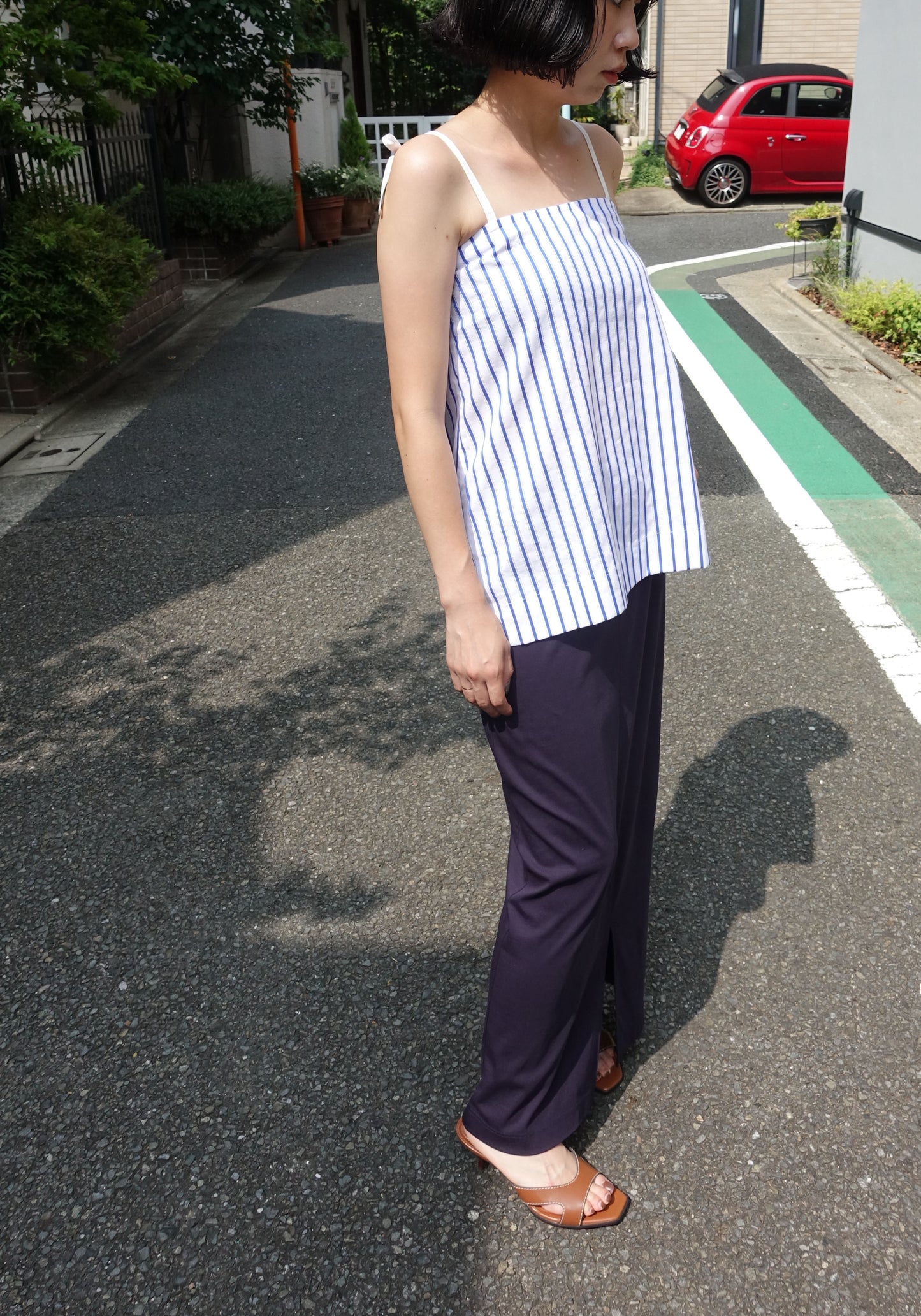 FUJI COTTON STRIPE CAMISOLE