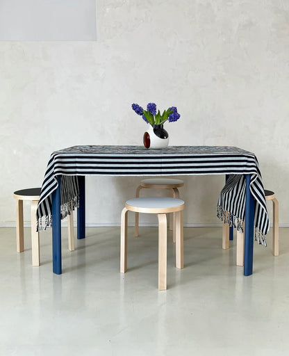 Mizar&Alcor Bath&Hand Towel -Striped Black-