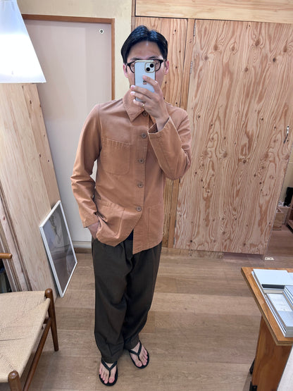 Vintage agnès b. Orange Cotton Work Jacket