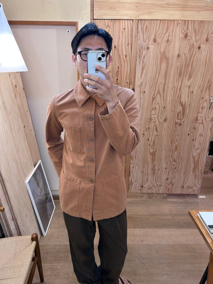 Vintage agnès b. Orange Cotton Work Jacket