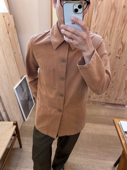 Vintage agnès b. Orange Cotton Work Jacket