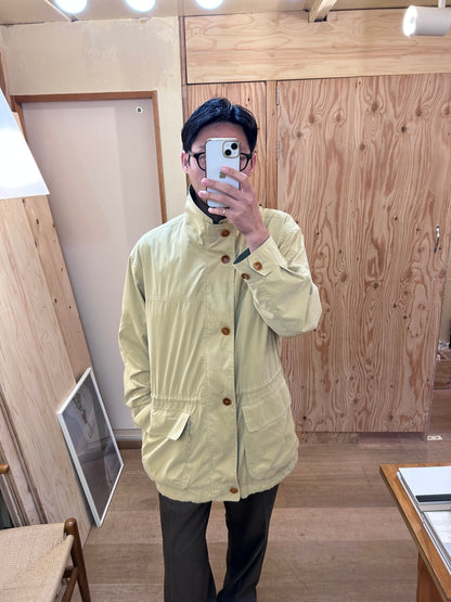 Vintage Yellow Stand Collar Blouson