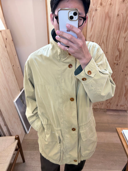 Vintage Yellow Stand Collar Blouson