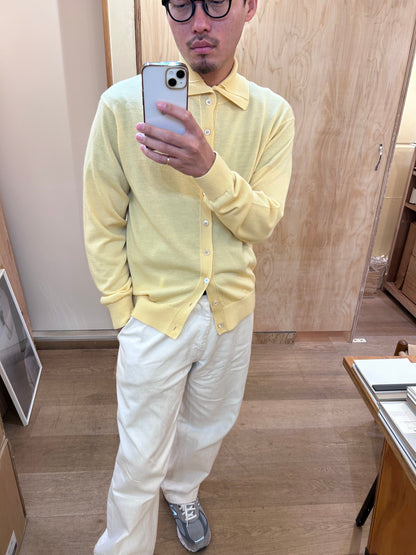 Ernie Palo Polo Kint Cardigan -Yellow-