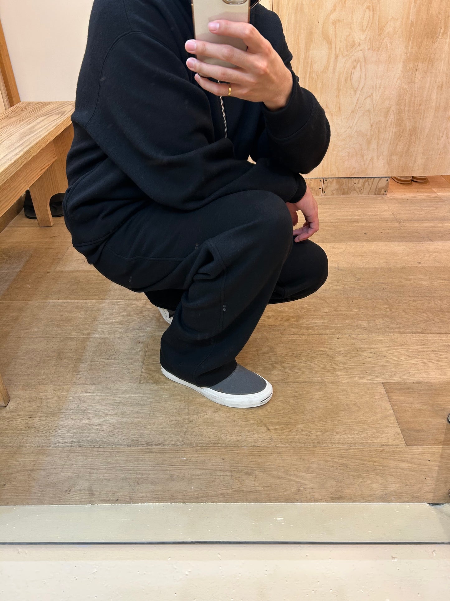 Cale Wool Straight Knit Pants