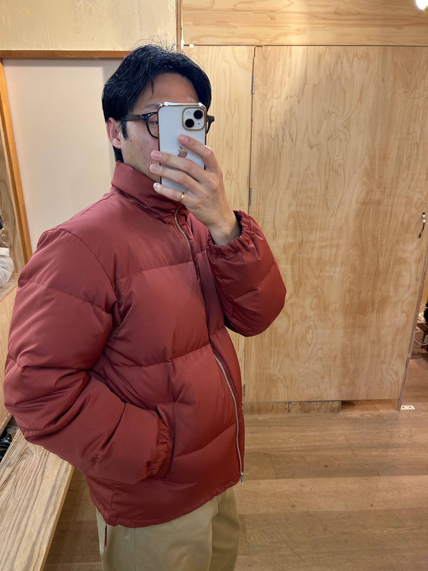 Ernie Palo Down Jacket - Red-