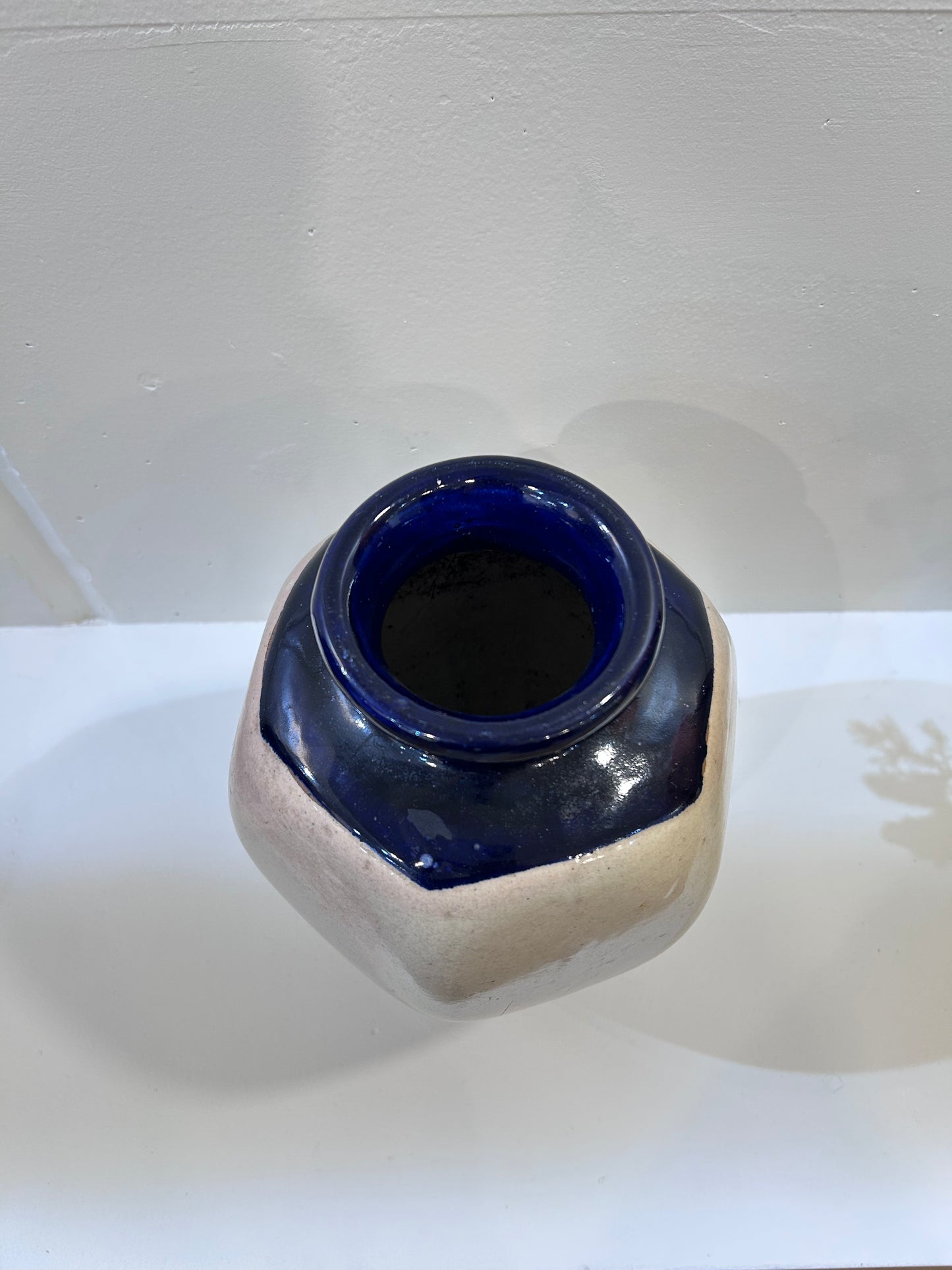 Two Tone Vase（Beige / Navy）