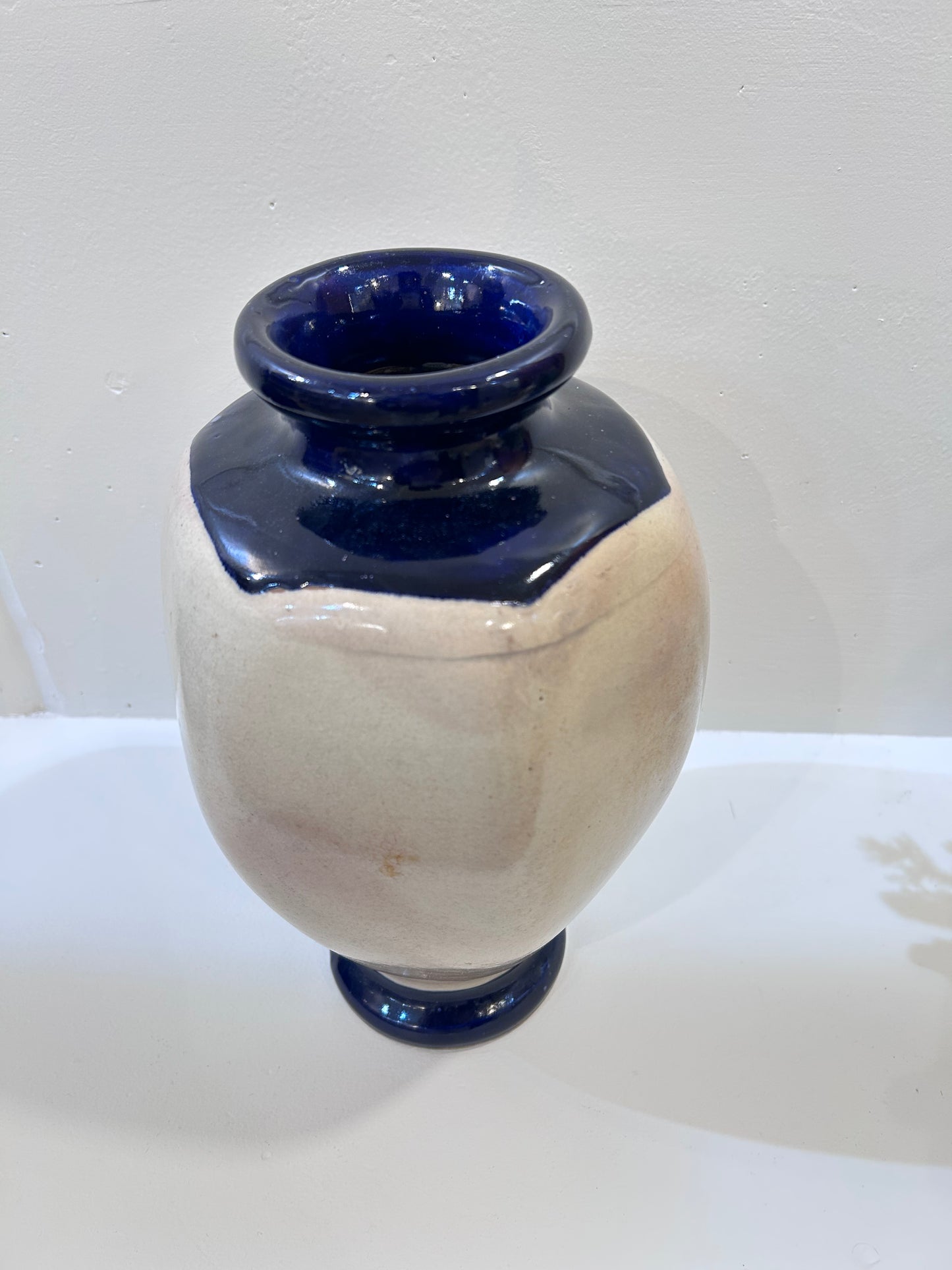 Two Tone Vase（Beige / Navy）