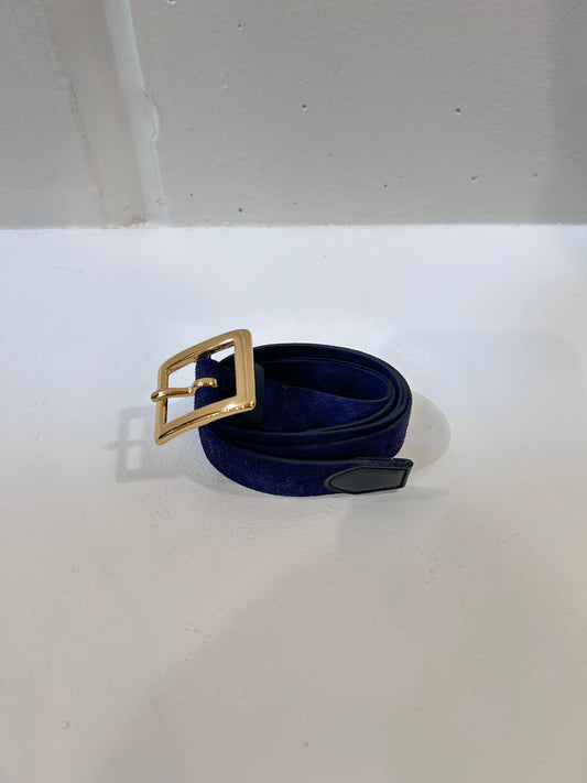 FUJI SUEDE BELT -NAVY-
