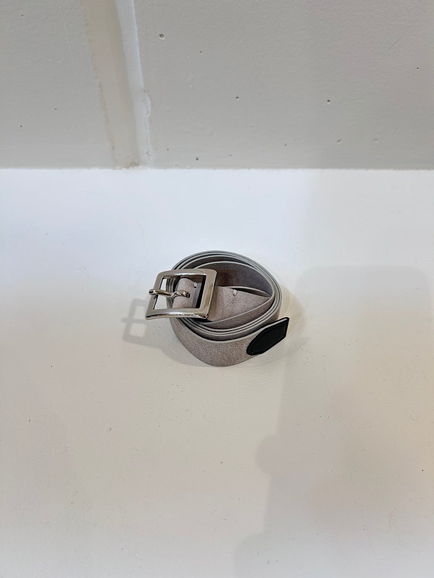 FUJI SUEDE BELT -GRAY-