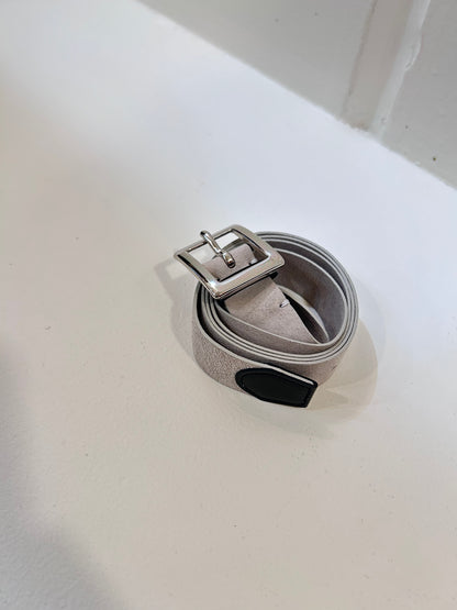 FUJI SUEDE BELT -GRAY-