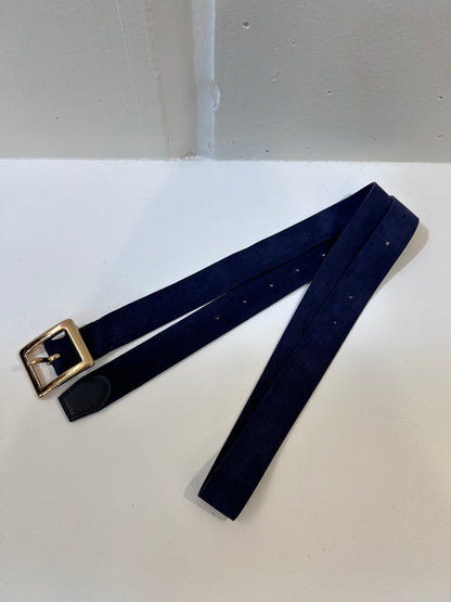 FUJI SUEDE BELT -NAVY-