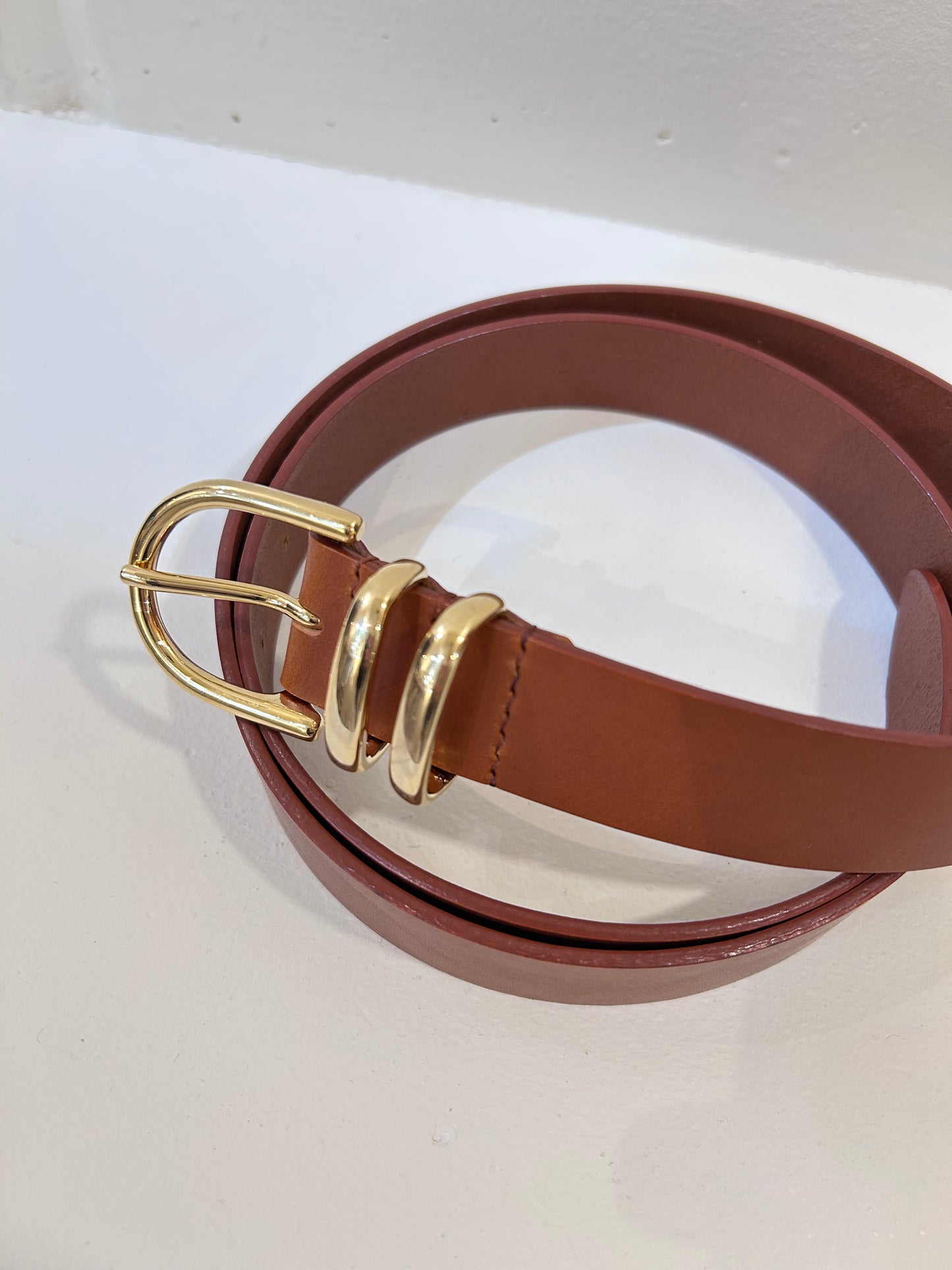 Ernie Palo Leather Belt -Brown-