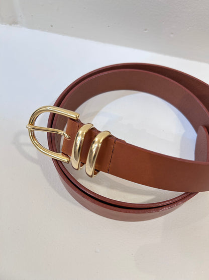 Ernie Palo Leather Belt -Brown-