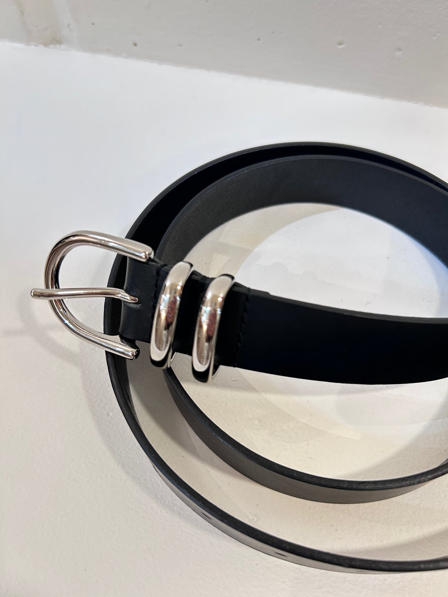 Ernie Palo Leather Belt -Black-