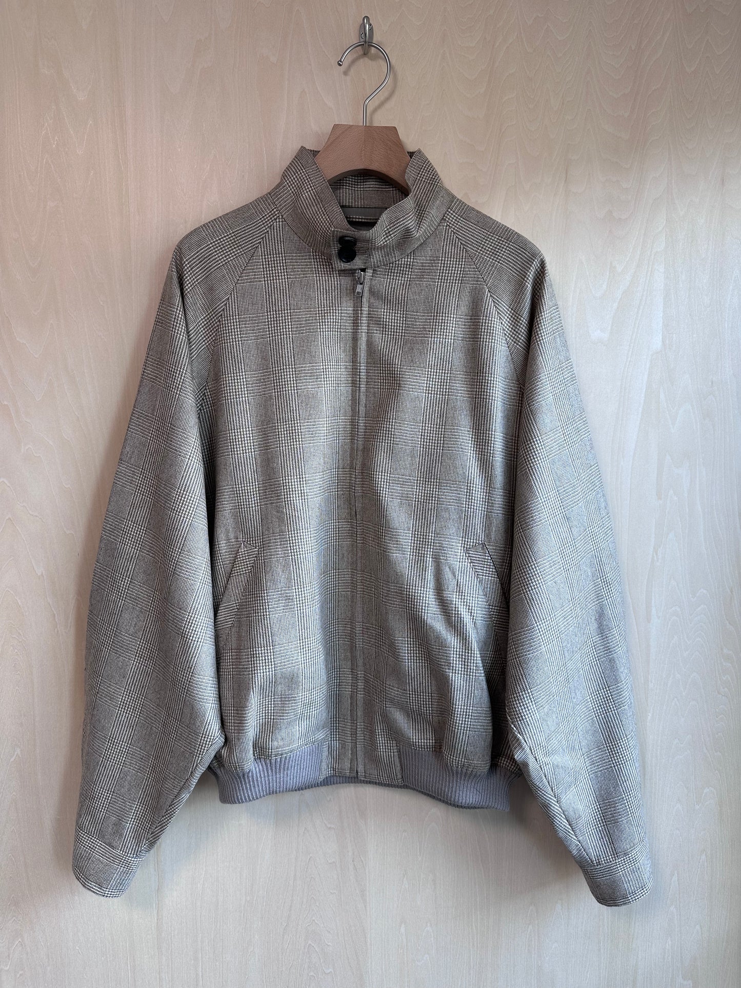 FUJI RAGLAN CHECKED BLOUSON