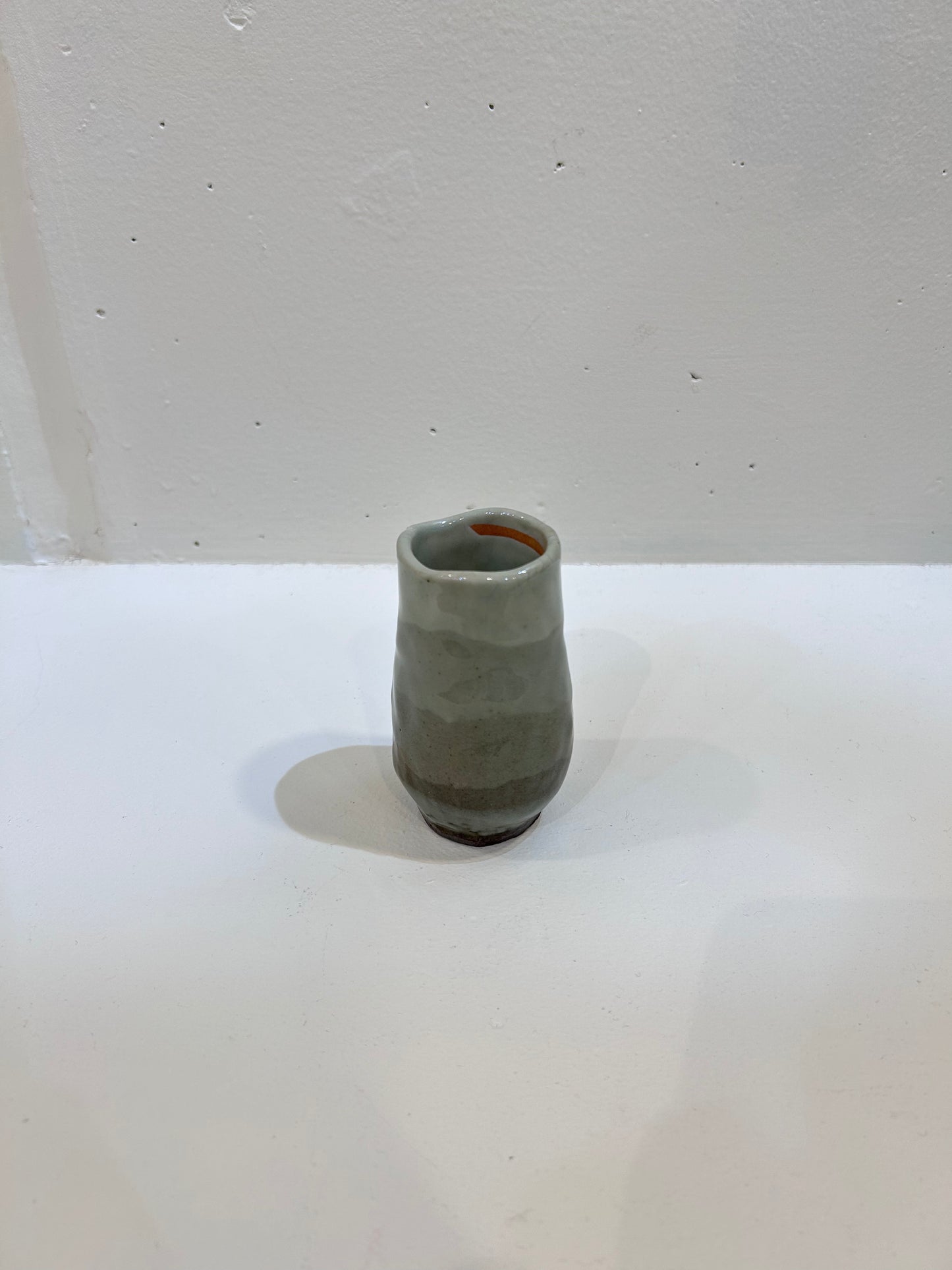 Khaki Gradient Ceramic Vase