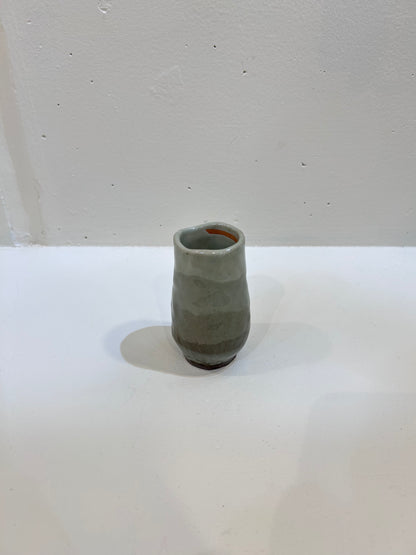 Khaki Gradient Ceramic Vase