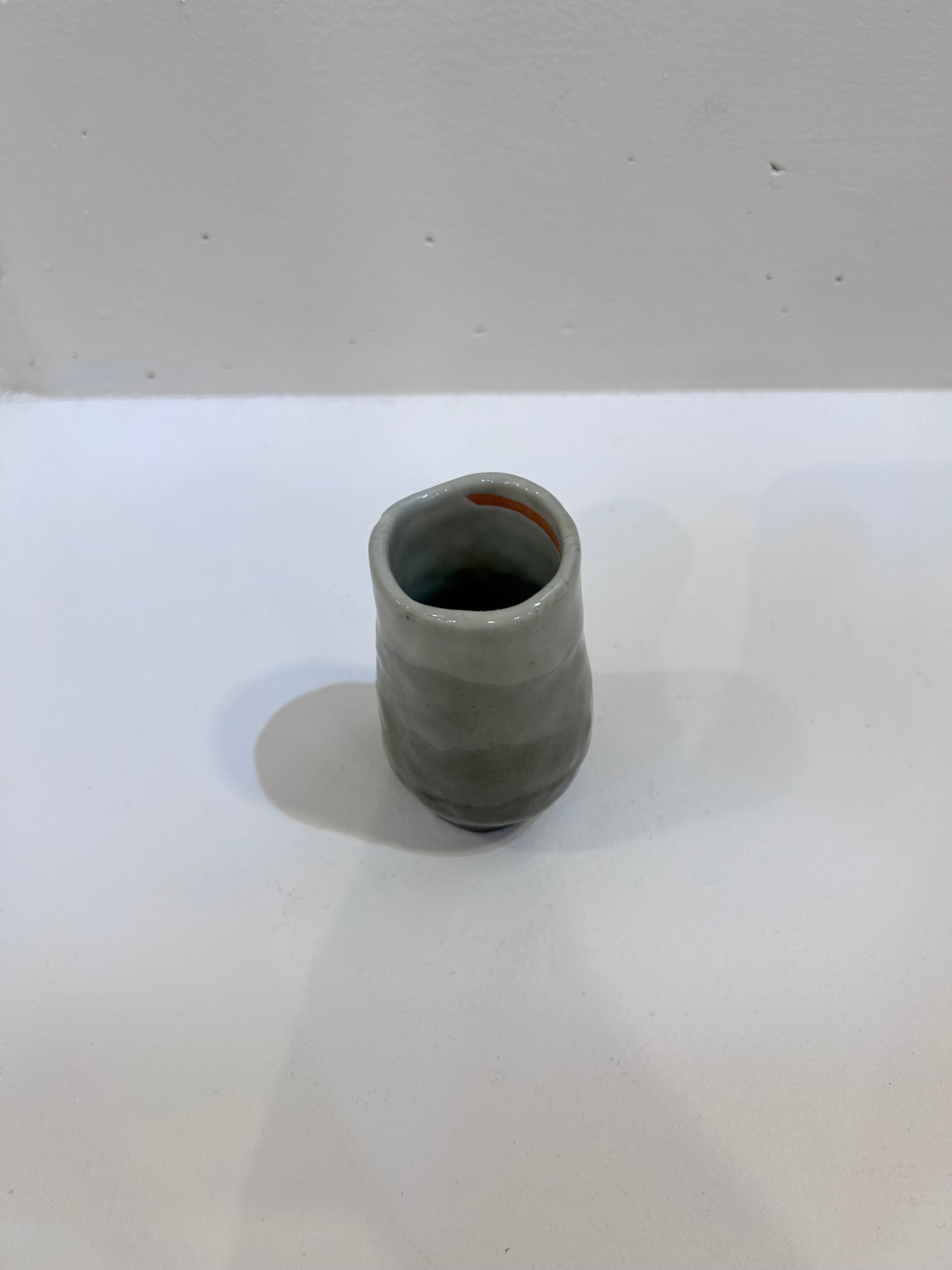 Khaki Gradient Ceramic Vase
