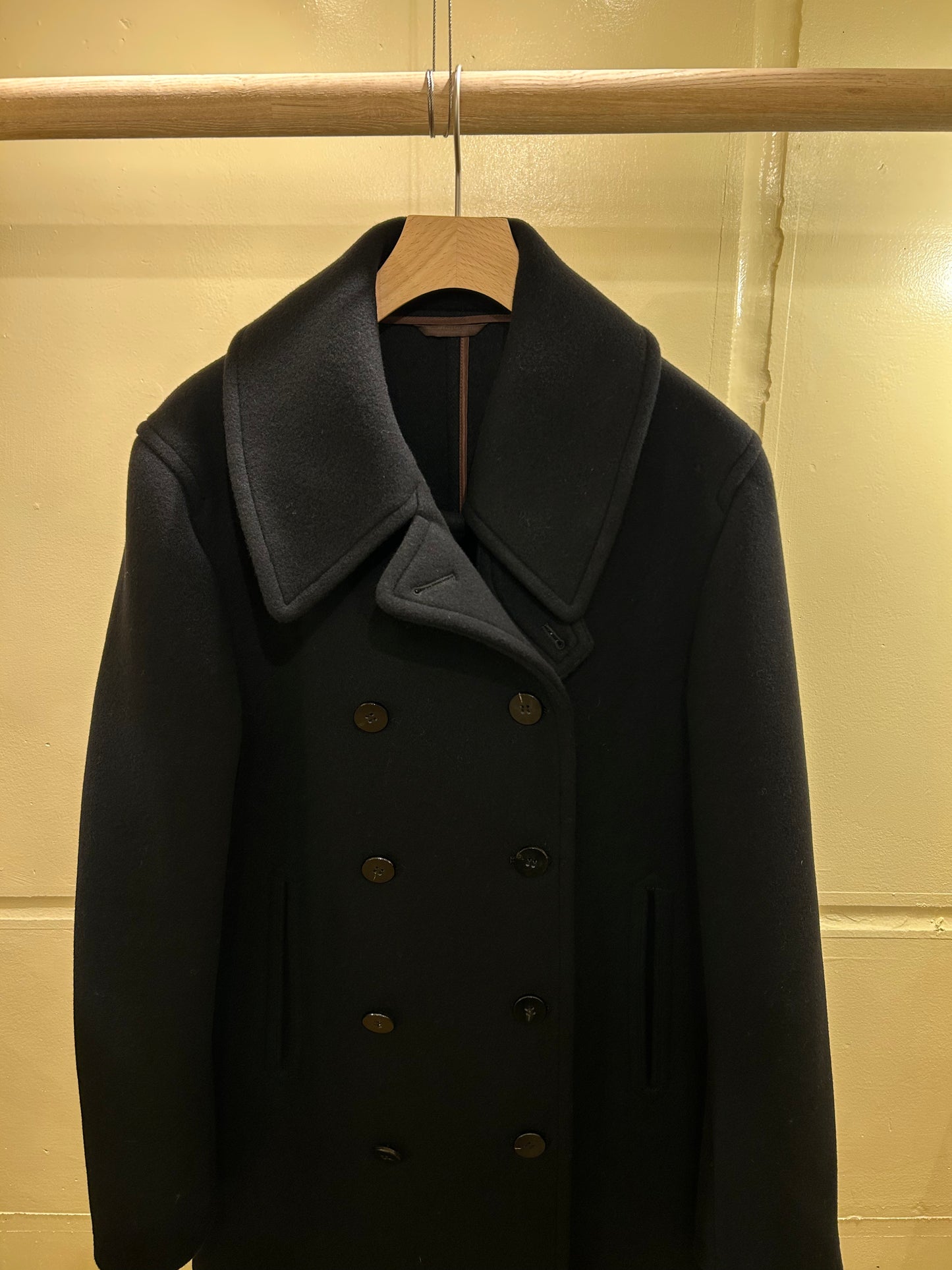 Cale Pea coat -Black-