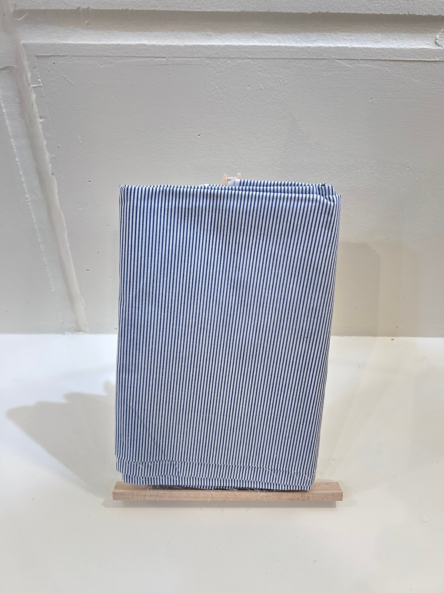 Deadstock Blue Pinstripe Fabric