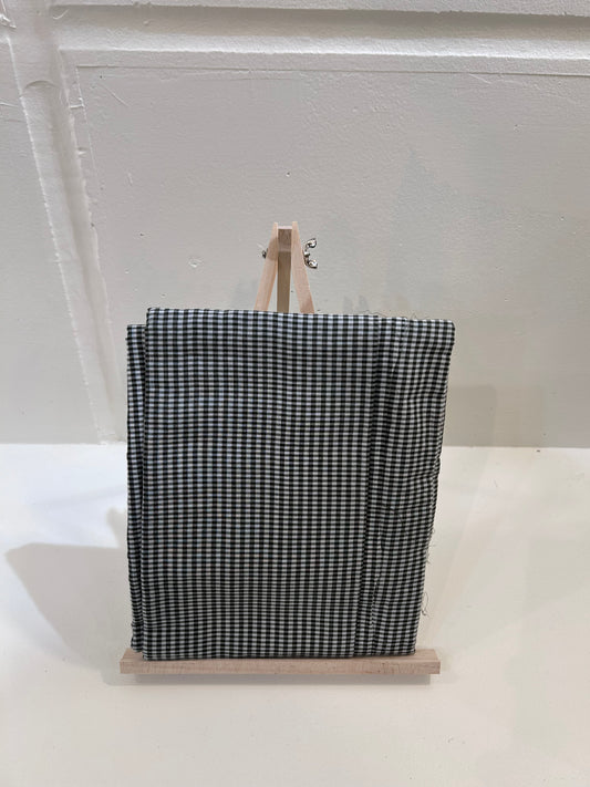 Deadstock Green Gingham Check Fabric