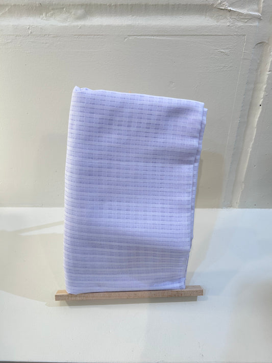 White Lace-Textured Fabric